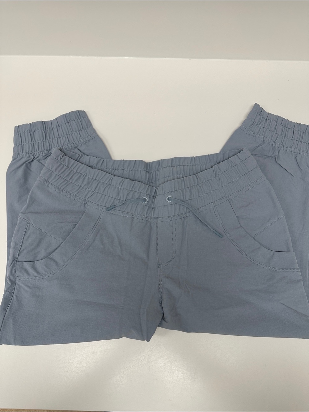 MEC women wonderwall capri light blue/grey size 4